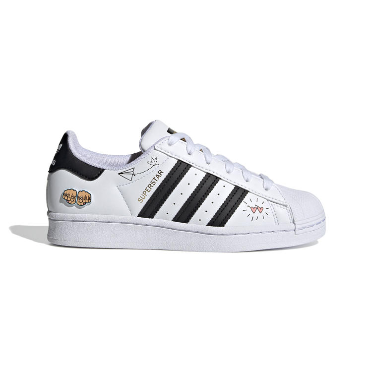 Incaltaminte Sport Adidas SUPERSTAR J pt Unisex / 35.5 / Alb photo 8
