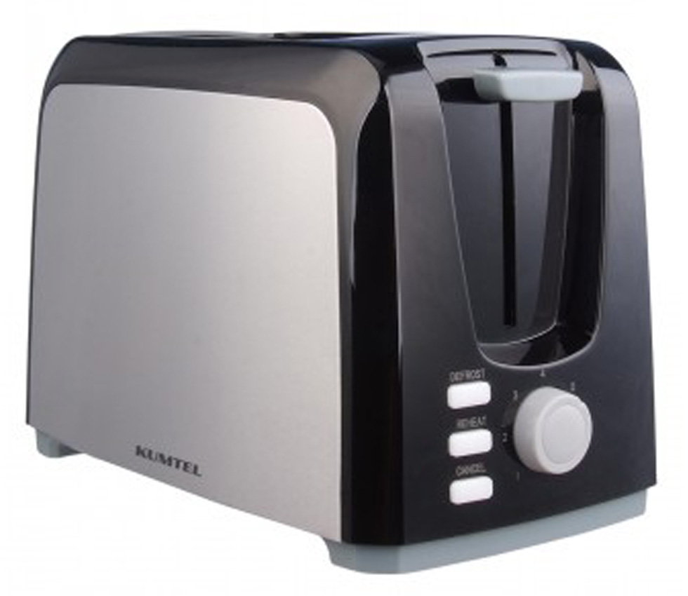 Prajitor de paine Kumtel HTS02, 2, 750 W, Argintiu photo 2