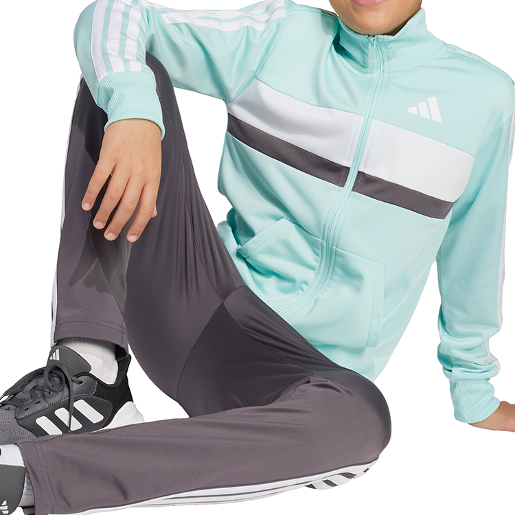 Costum sportiv Adidas J 3S TIBERIO TS / Femei / 128 / Turcoaz photo 3