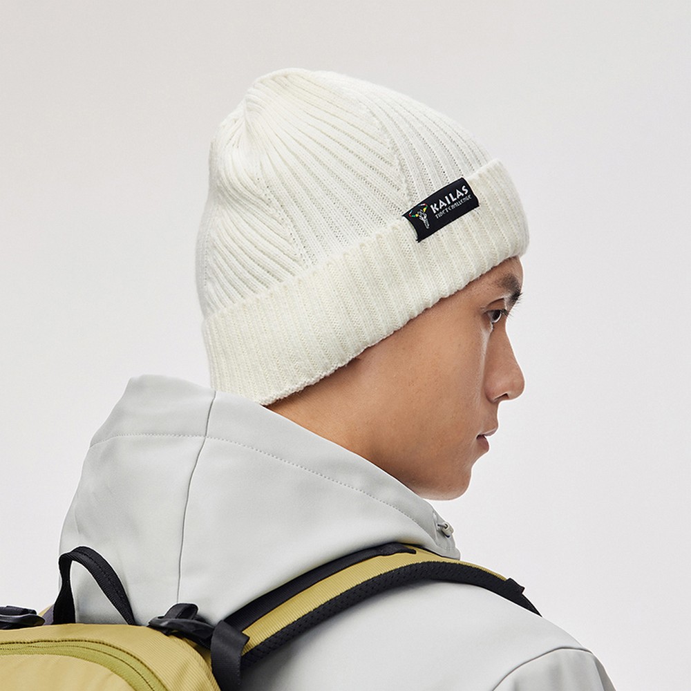 Caciula Kailas Ribbed Beanie Hat One size Alb photo 2