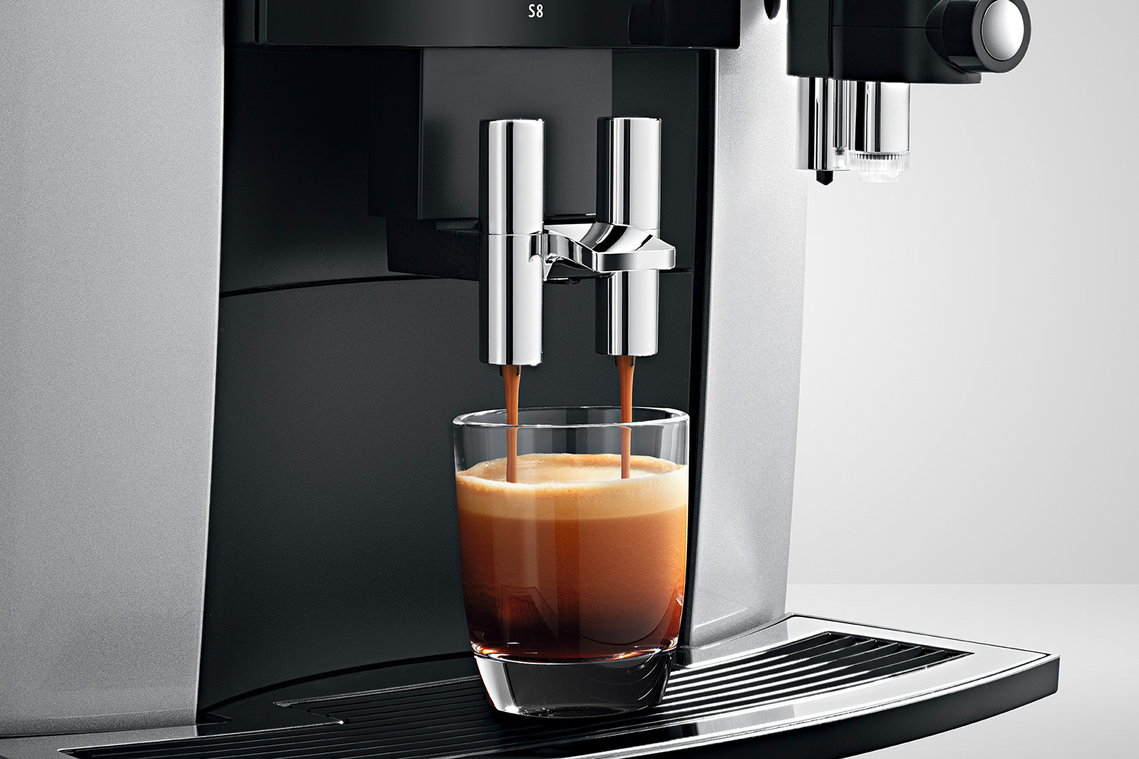 Aparat de cafea Espresso JURA S8 Moonlight Silver,15202 / 15 bar / Espresso photo 4