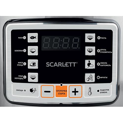 Multifierbator Scarlett SC-MC410P02 / / 900 / 11 programe / Argintiu cu negru photo 3