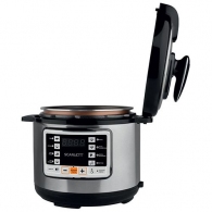 Multifierbator Scarlett SC-MC410P02, 900 W, 11 programe, Argintiu cu negru thumbnav 4