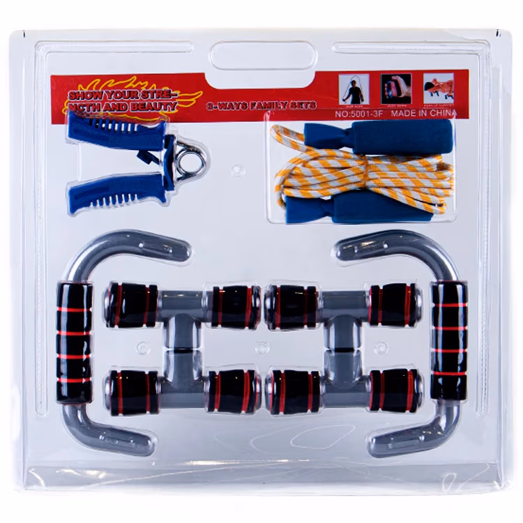 Set fitnes (expander p/mana + coarda sarit + expander) JINAOLEI Set (Cord, expander, handles) 
