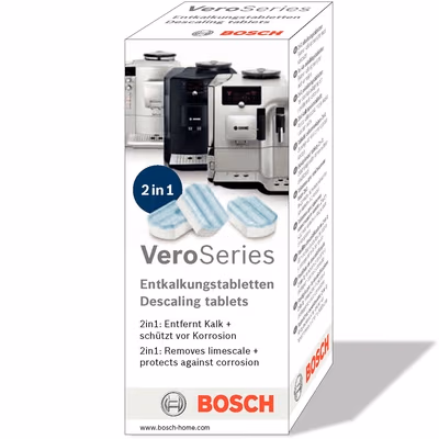 Tablete de calcificarea automate de cafea, 2 in 1 Bosch TCZ8002 