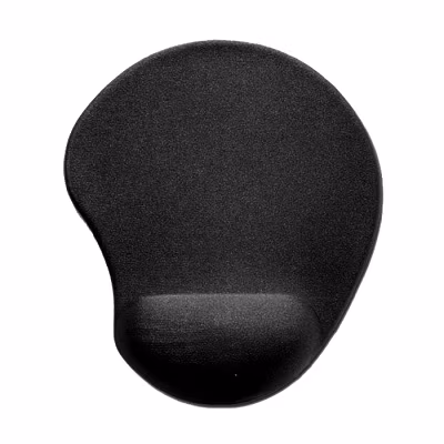 SVEN GL-009BK, Mouse pad, Gel mouse pad with wrist support, Dimensions: 250 x 220 x 20 mm, Material: gel on rubberized basis, lycra; Black