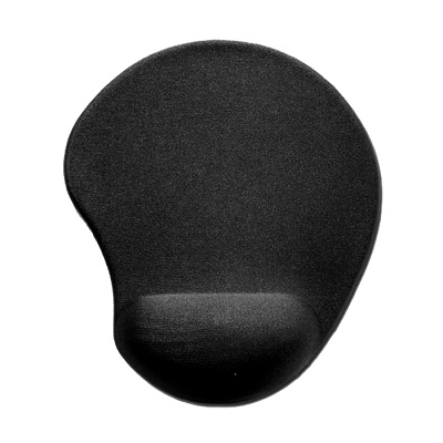 SVEN GL-009BK, Mouse pad, Gel mouse pad with wrist support, Dimensions: 250 x 220 x 20 mm, Material: gel on rubberized basis, lycra; Black photo 1