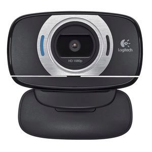 Logitech HD Webcam C615, Microphone (noise reduction), 1080p, 30 fps, FoV: 78°, Autofocus, Glass lens, Tripod-ready universal clip, up to 8 Megapixel images, Logitech Fluid Crystal™ Technology  with Autofocus,  fold-and-go design, fits laptops, LCD or CRT