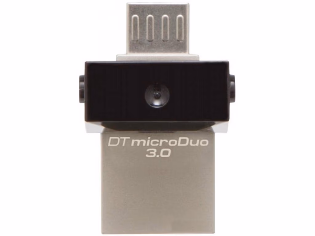32GB USB3.1 Kingston DataTraveler microDuo 3.0 G2, Ultra-small, USB OTG microUSB (On-The-Go), (Read 100 MByte/s, Write 15 MByte/s)