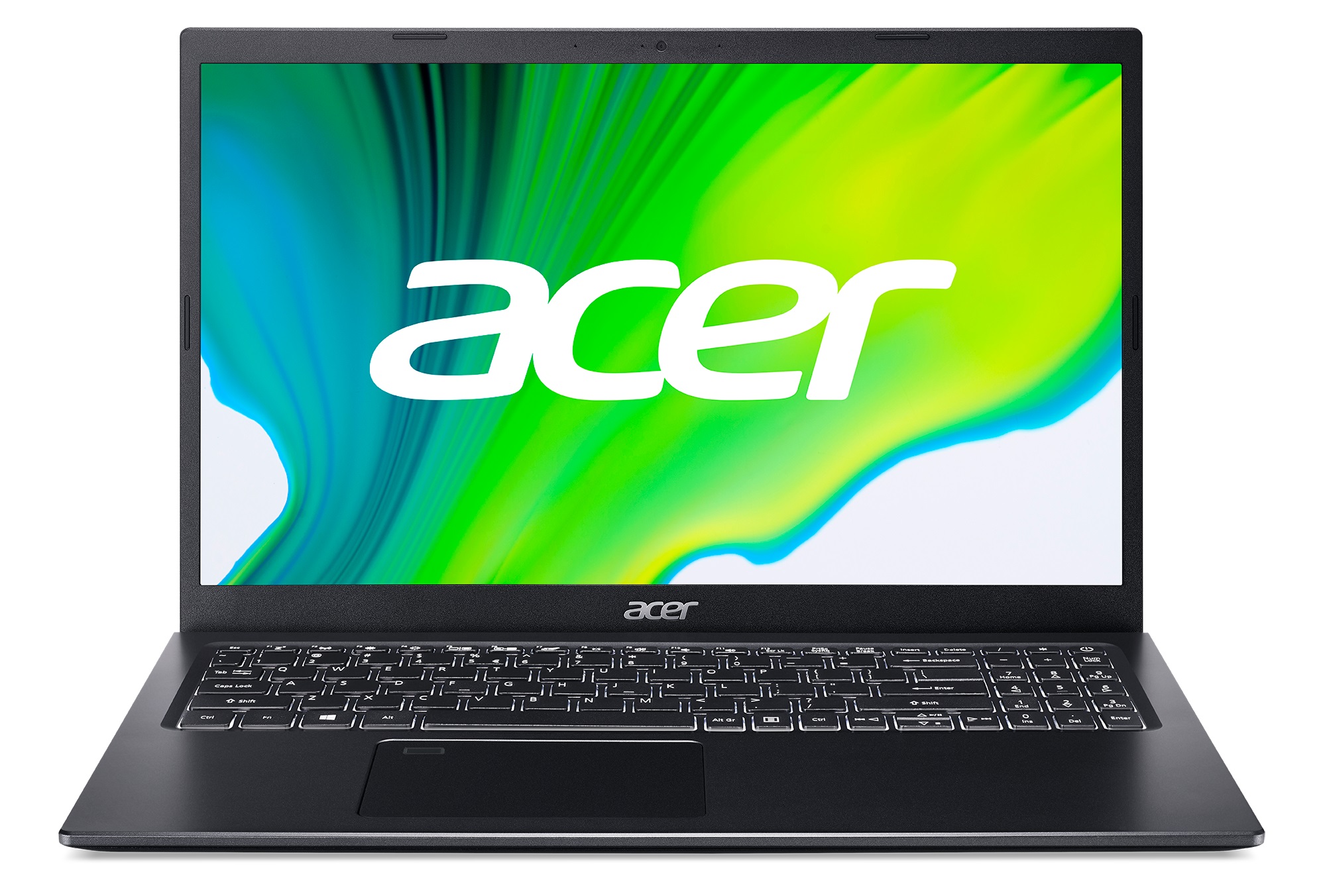 ACER Aspire A515-56 Charcoal Black (NX.A19EU.00E) 15.6" FHD IPS (Intel Core i7-1165G7 4xCore 2.8-4.7GHz, 8GB (4GB onboard+4GB) DDR4 RAM, 512GB PCIe NVMe SSD+HDD Kit, Intel Iris Xe Graphics, WiFi6-AX/BT5.1, RJ-45, FPR, Backlit, 3cell, 720P HD Webcam, RUS,  photo 1