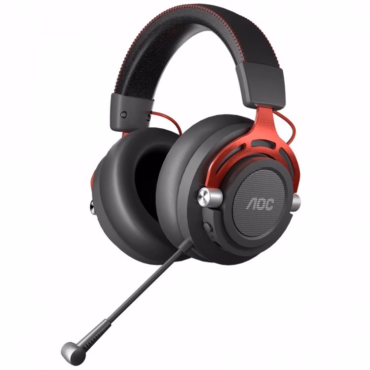 Casti Gaming Wireless AOC GH401, Black/Red