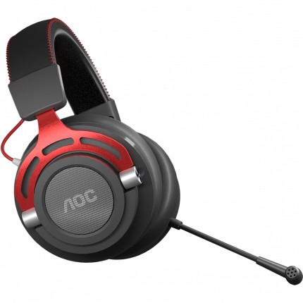 Casti Gaming Wireless AOC GH401, Black/Red photo 3