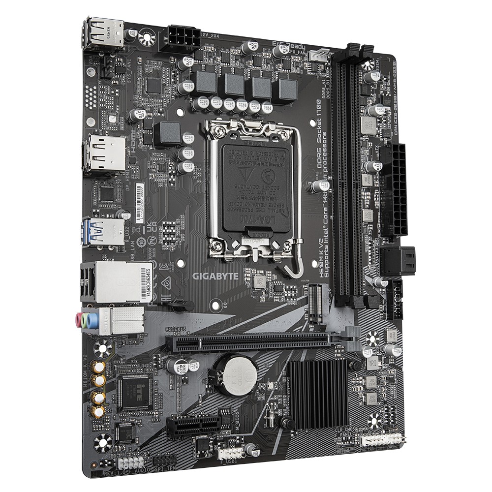 Материнская плата GIGABYTE H610M K V2/ 1700 / H610 / DDR5 / mATX photo 3