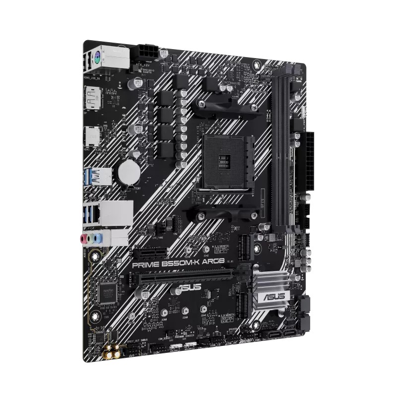Материнская плата ASUS PRIME B550M-K ARGB / AM4 / B550 / DDR4 / mATX photo 3