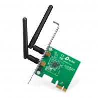 TP-LINK TL-WN881ND  N300 Wireless PCI Express Adapter, Atheros, 2T2R, 300Mbps on 2.4GHz, 802.11n/g/b, 2 detachable antennas thumbnav 1