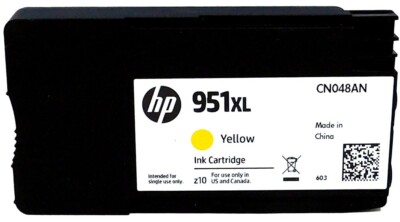 HP 951XL (CN048AE) Yellow Ink Cartridge, for OfficeJet PRO 8100 ePrinter , Pro 8600 Plus e-All-in-One , Pro 8600A (A911a) e-All-in-One , Pro 276dw , Pro 251dw, 1500 pages photo 4