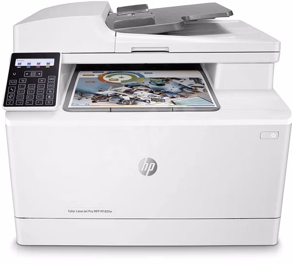 MFD HP Color LaserJet Pro M283fdn, White, A4, Fax, Up to 21ppm, Duplex, 256MB RAM, 600x600 dpi, Up to 40000 p., 50-sheet  ADF, 6.85cm touch, PCL 5c/6, Postscript 3, USB 2.0, Gigabit Ethernet, ePrint, AirPrint (HP 207A/X  B/C/Y/M)