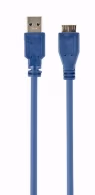 Cable USB3.0/Micro BM  - 0,5m - Cablexpert CCP-mUSB3-AMBM-0.5M, SuperSpeed USB 3.0 cable AM to Micro BM cable, 0.5 m