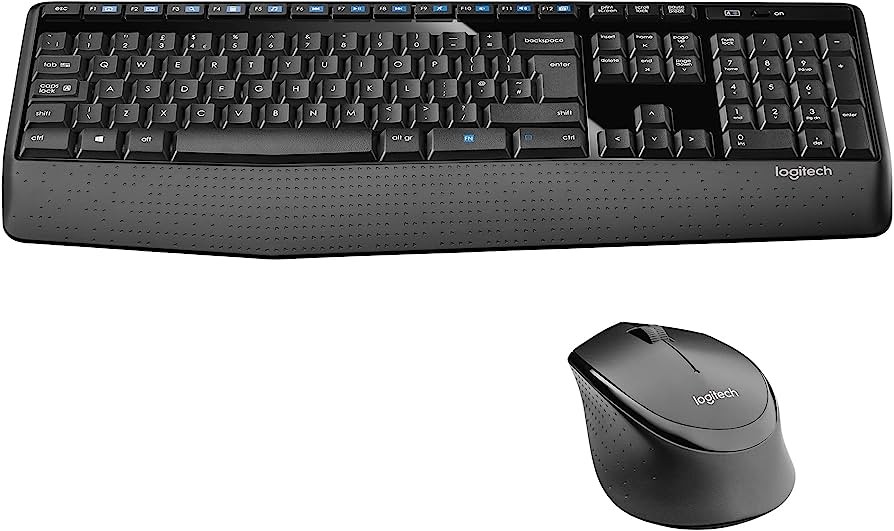 Беспроводная Клавиатура и мышка Logitech Combo MK345 / USB / Black photo 2