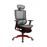 Игровое кресло 1STPLAYER ERGO PLAY/ 160kg/  3D armrest/ White&Red thumbnav 2