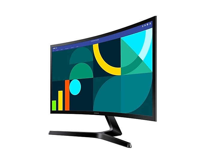 27.0” Monitor SAMSUNG Essential S3 S36GD/ Curved/ 100Hz/ Black photo 2