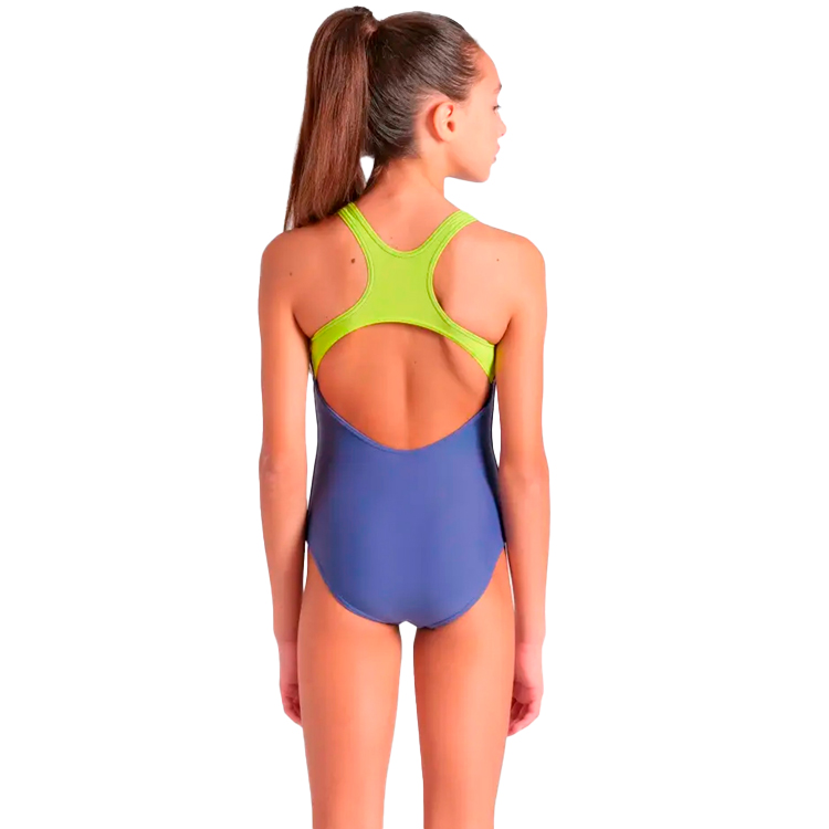 Купальник Arena DIM LIGHT SWIMSUIT SWIM PRO BA 116 Фиолетовый/Желтый Женский photo 5