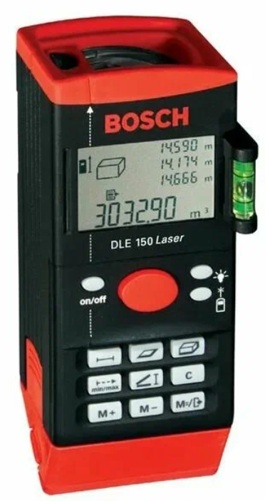 Ультразвуковой дальномер Bosch DLE 150, 0601098303 photo 1