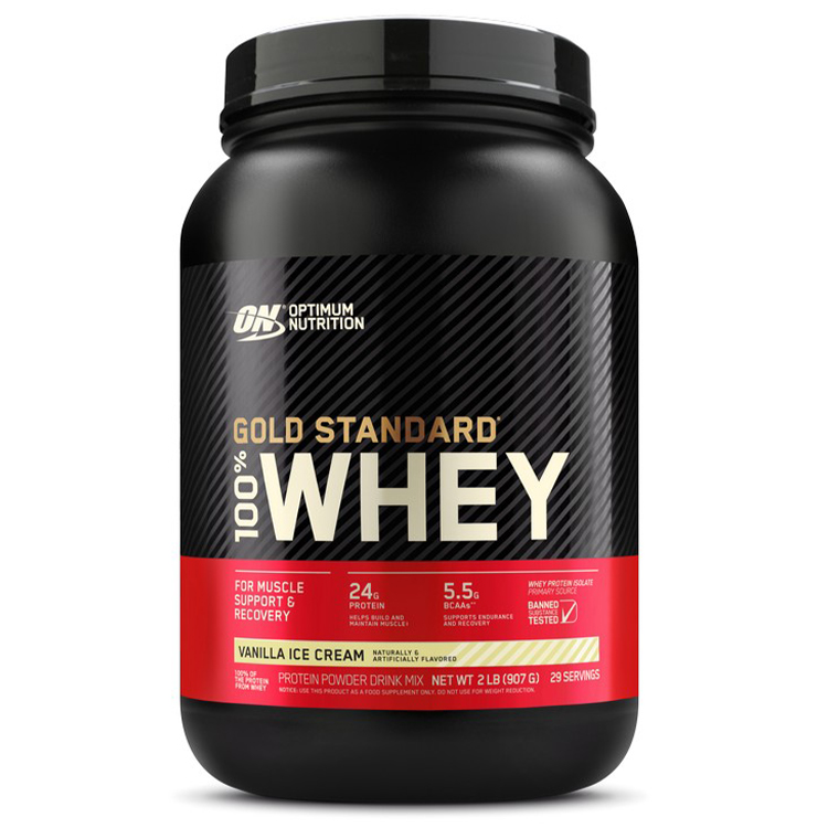 Сывороточный протеин Optimum Nutrition ON 100% WHEY GOLD VAN ICE CREAM 2LB/907 г photo 2