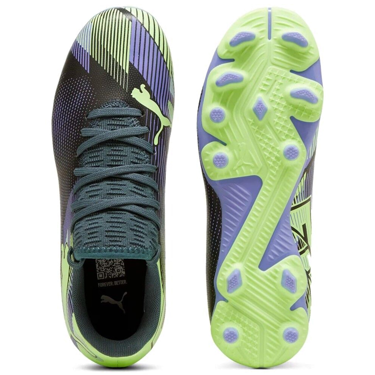Бутсы Puma FUTURE 7 PLAY FG/AG / Мужской / 40 / Серый/Зеленый photo 2