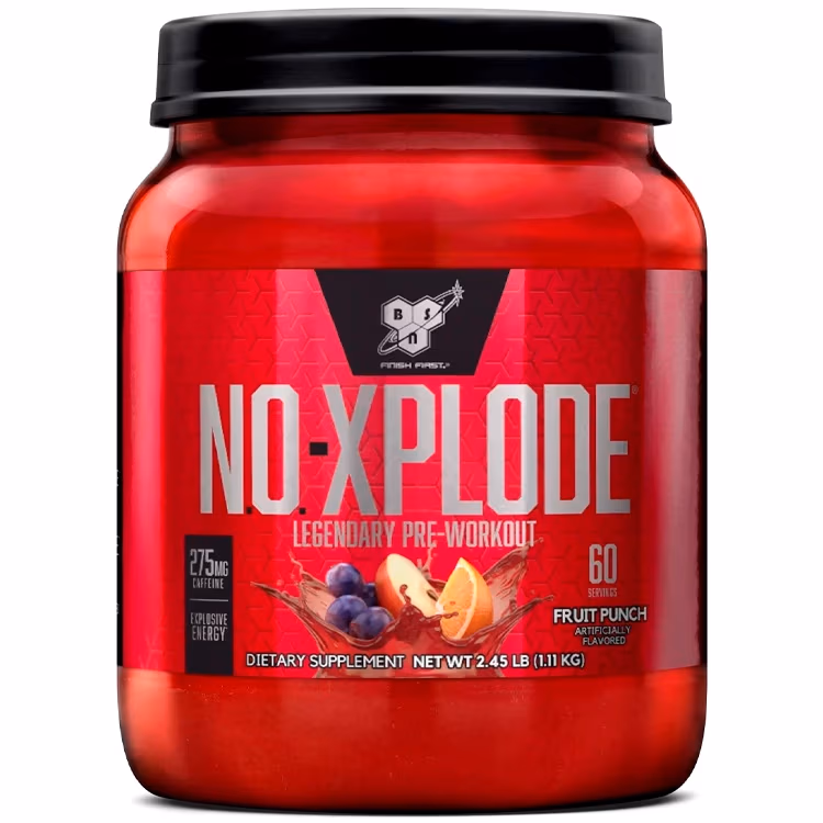 Complex Pre-antrenament BSN No Xplode Legendary Pre-Workout fruit punch 2.45lb 