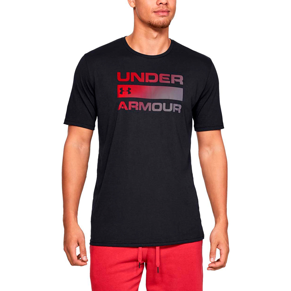 Tricou bărbătesc Under Armour UA TEAM ISSUE WORDMARK SS SM Negru photo 2