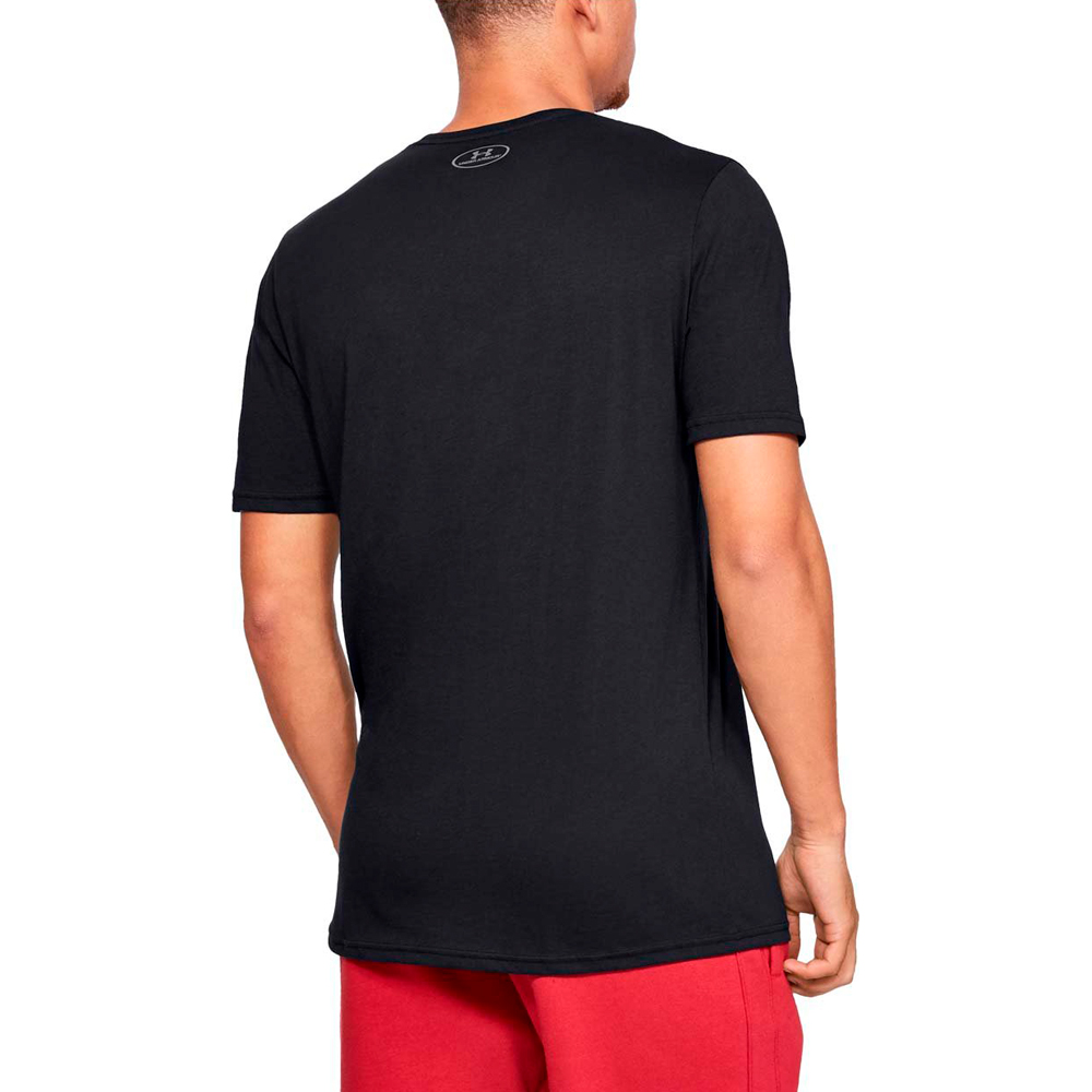 Tricou bărbătesc Under Armour UA TEAM ISSUE WORDMARK SS SM Negru photo 4