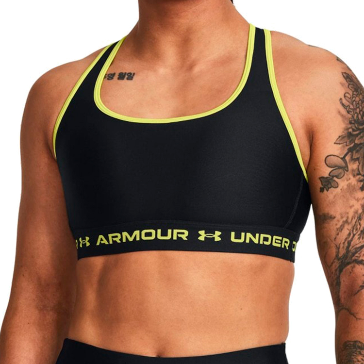Спортивное бра Under Armour CROSSBACK MID BRA / Женский / XS / Черный photo 2