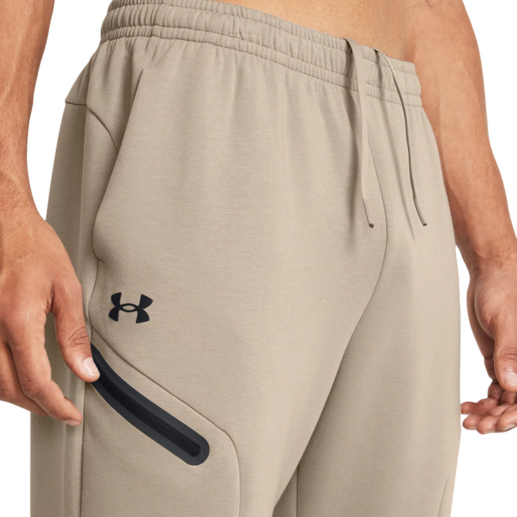 Pantaloni Under Armour UA Unstoppable Flc Joggers L Bej Barbati photo 3