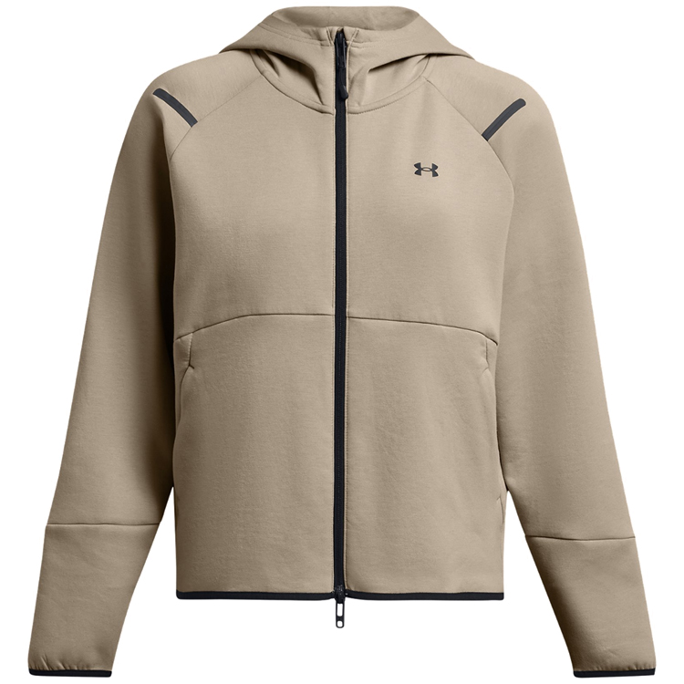 Hanorac Under Armour Unstoppable Flc FZ L Bej Femei photo 3