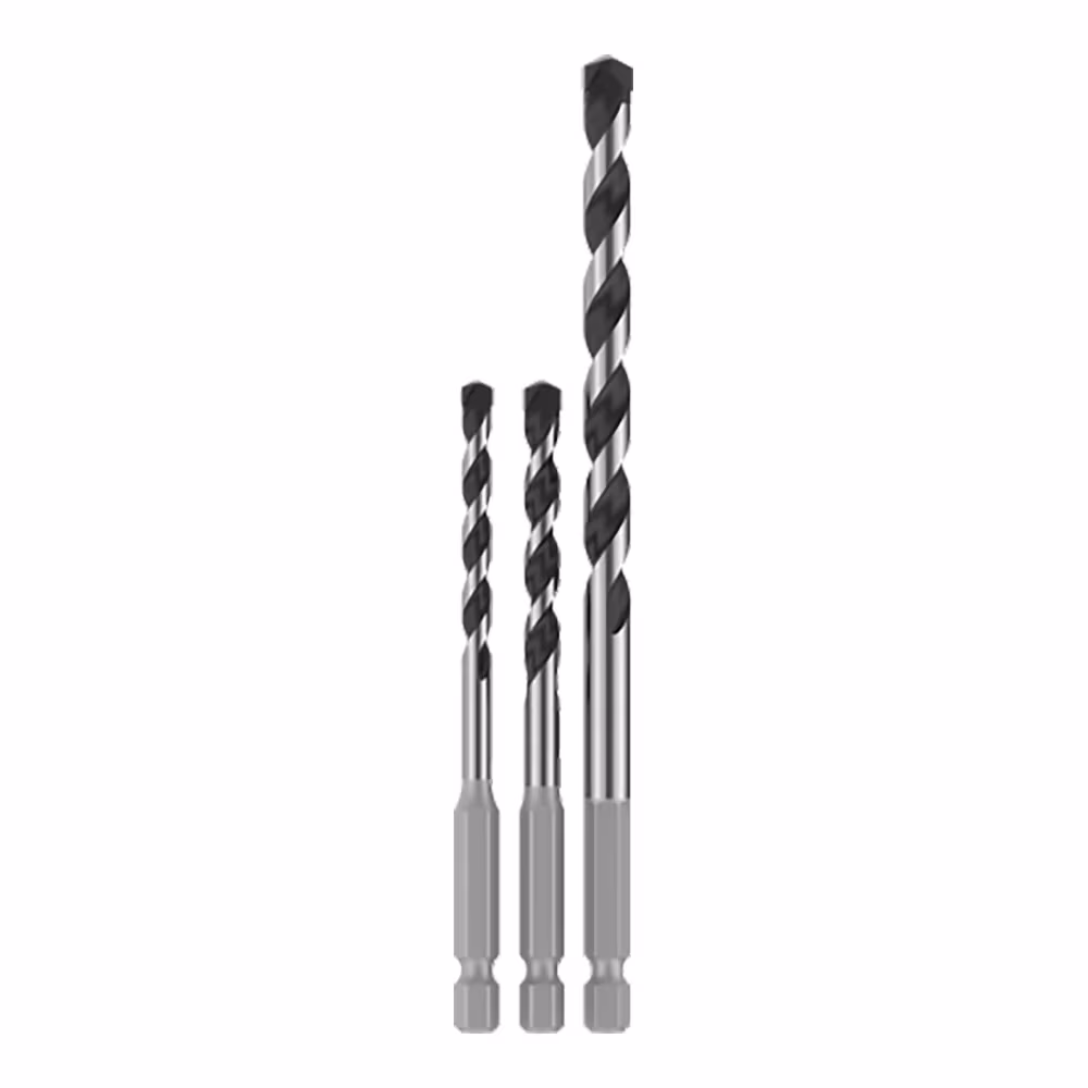 Set de burghie Bosch HEX-5 3 buc., 2608707003