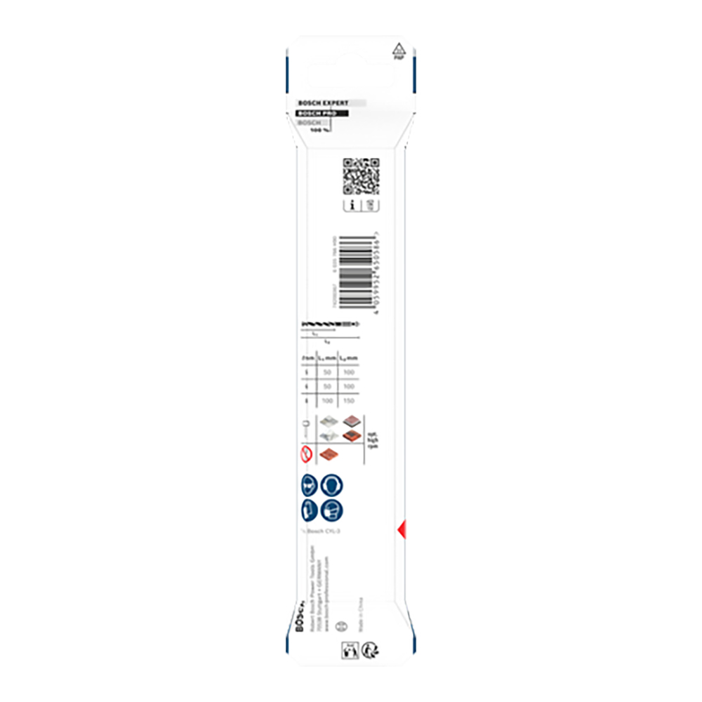 Set de burghie Bosch HEX-5 3 buc., 2608707003 photo 3