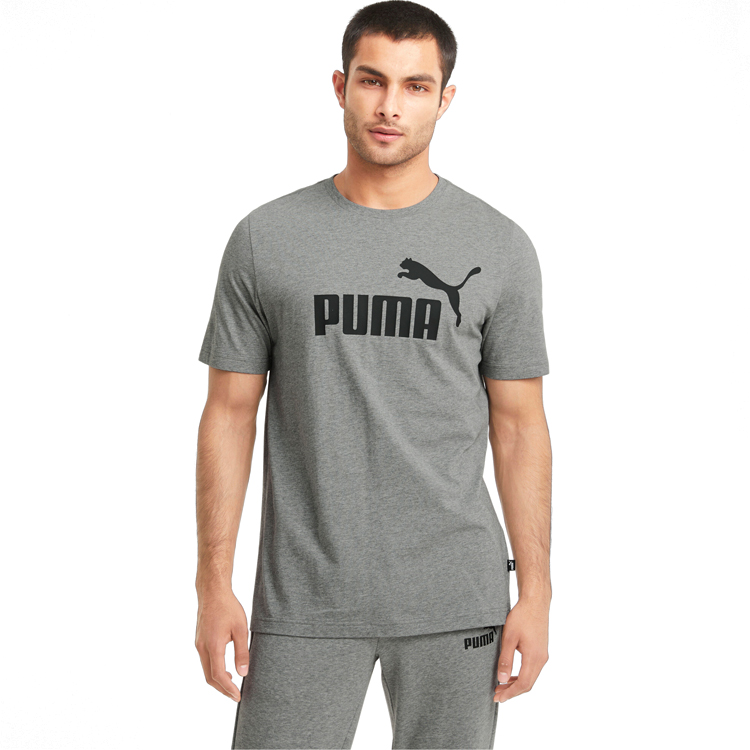 Футболка мужская Puma ESS Logo Tee XS Серый photo 4