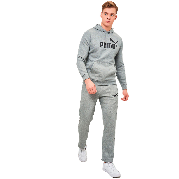 Брюки Puma ESS Logo Pants FL S Серый Мужской photo 3