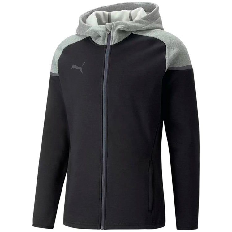Hanorac pt bărbați Puma Hooded Jkt S Negru photo 2