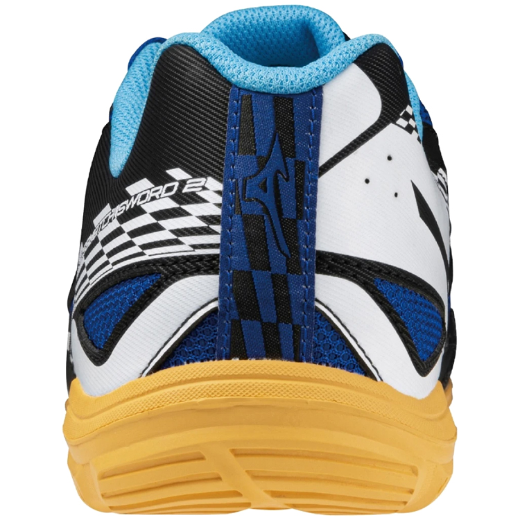 Кроссовки Mizuno CROSSMATCH SWORD 2 / Унисекс / 44.5 / Черный/Белый/Синий photo 5