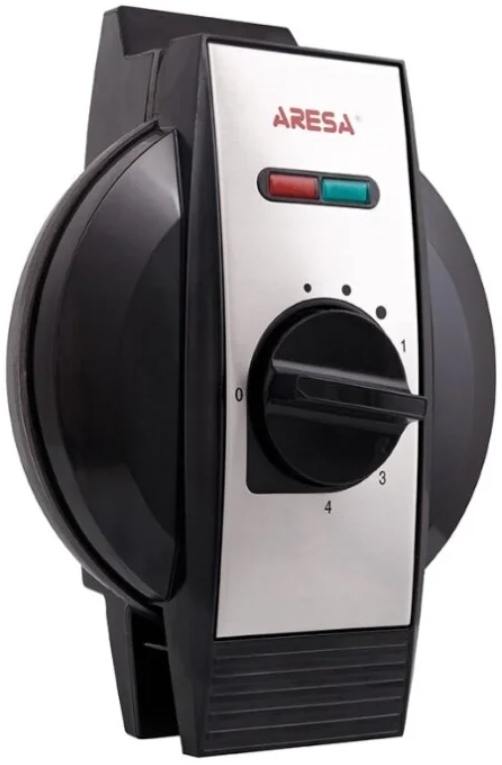Waffle fier Aresa AR-2803, 1250 W, Negru photo 2