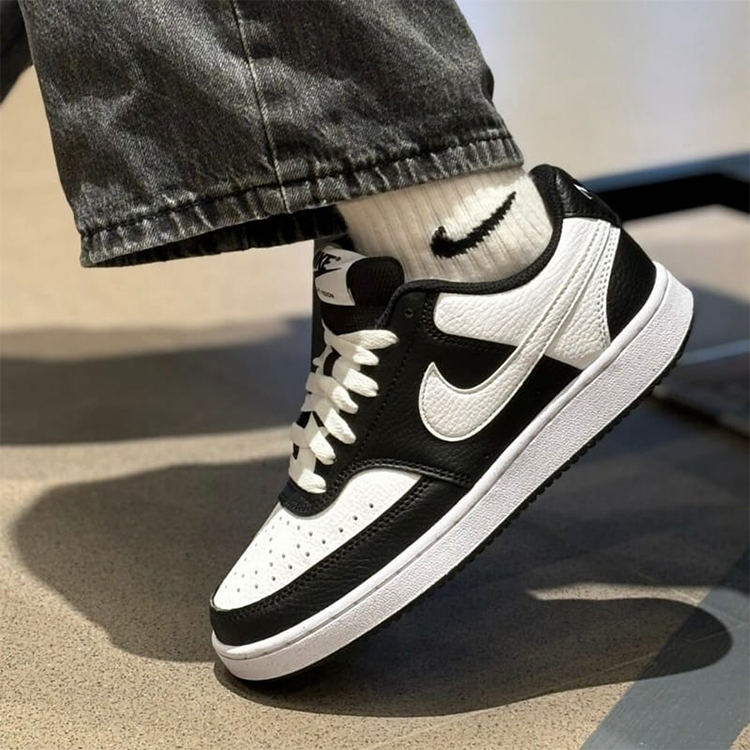 Кроссовки Nike W COURT VISION LO NN / Женский / 40 / Черный/Белый photo 8