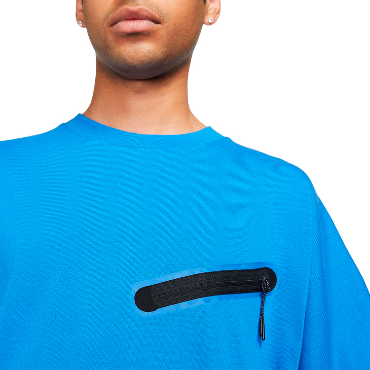 Футболка мужская Nike M NSW DF TE SS TOP L Синий photo 3