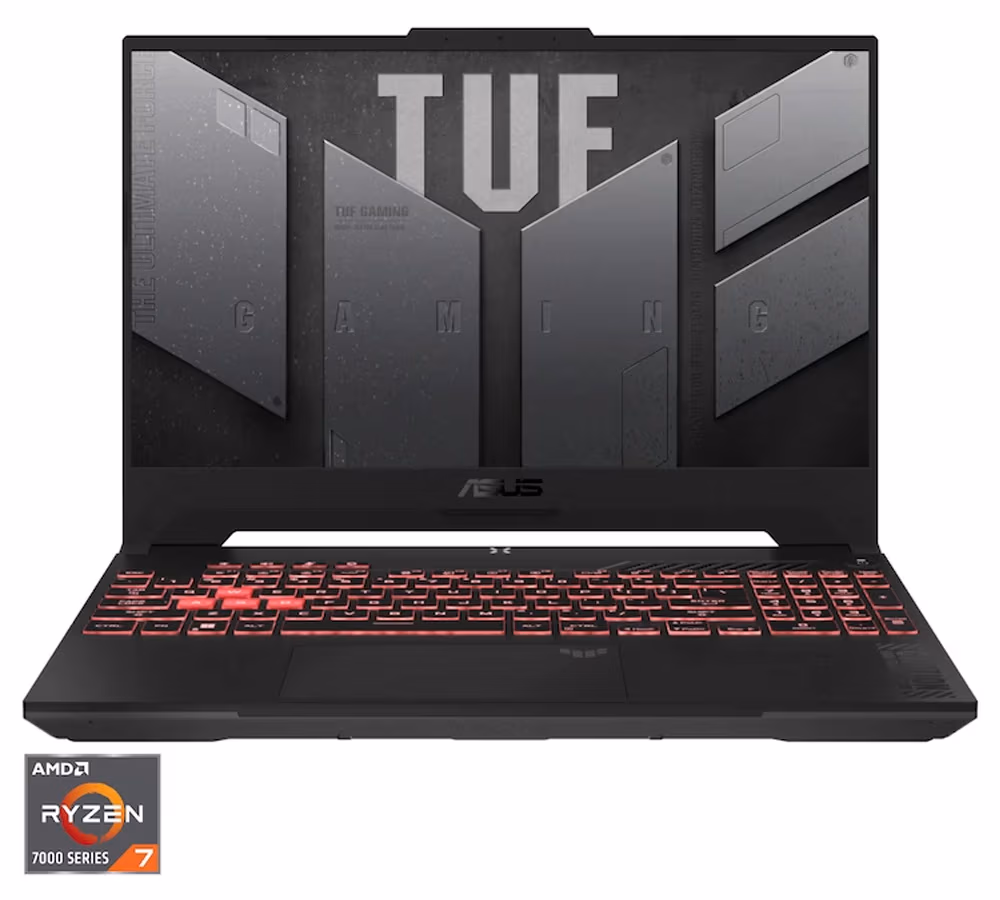 Ноутбук Asus FA507NURLP003, Ryzen 7, 16 ГБ ГБ, Черный с серым 