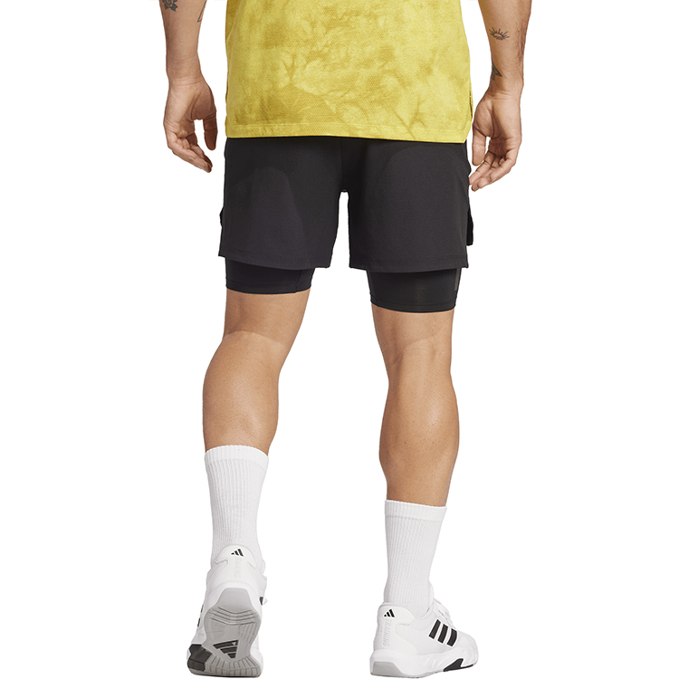 Шорты мужские Adidas POWER 2IN1 SHO S Черный photo 2