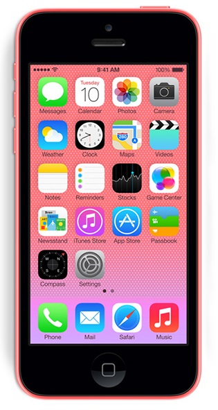 Smartphone Apple iPhone 5C / '' / 1 GB / 16 GB / Roz photo 2