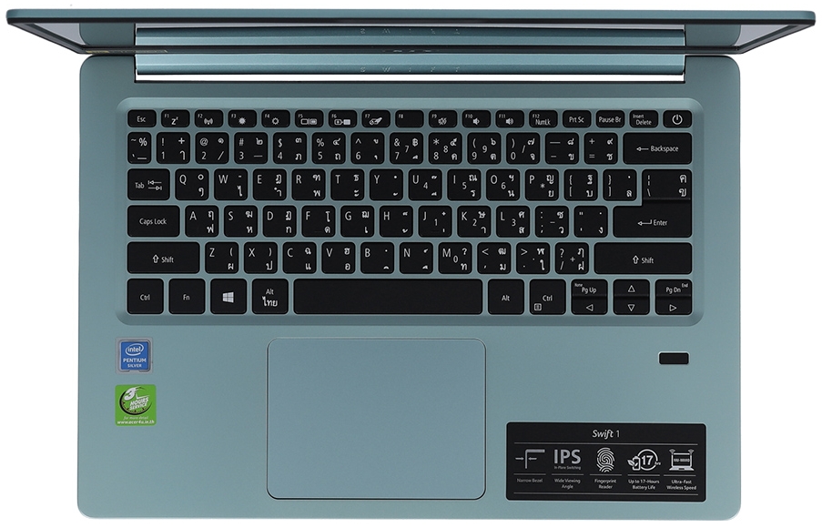 Ноутбук Acer Swift 1 SF114-32-P4DU 14” / 4 ГБ / 128 ГБ / Pentium Silver / UHD Graphics 605 / Бирюзовый photo 4