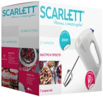 Миксер Scarlett SCHM40B03, Белый thumbnav 3
