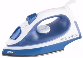 Утюг Scarlett SC-SI30S03, 100 мл, Белый/Синий